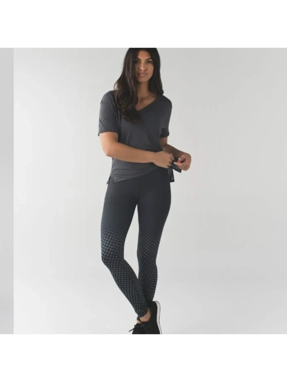 Lululemon Wunder Under Pant III *Full-On Luon Deep Dive Dip Slate Black
